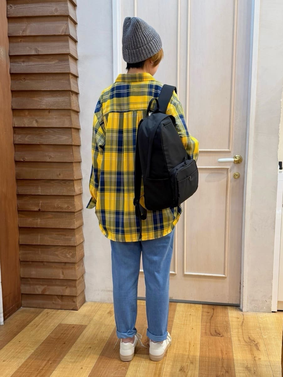きょんさんの「SHOO･LA･RUE｜【洗濯機可/S-LL】程よい抜け感 大人のチェックシャツ」を使ったコーディネート