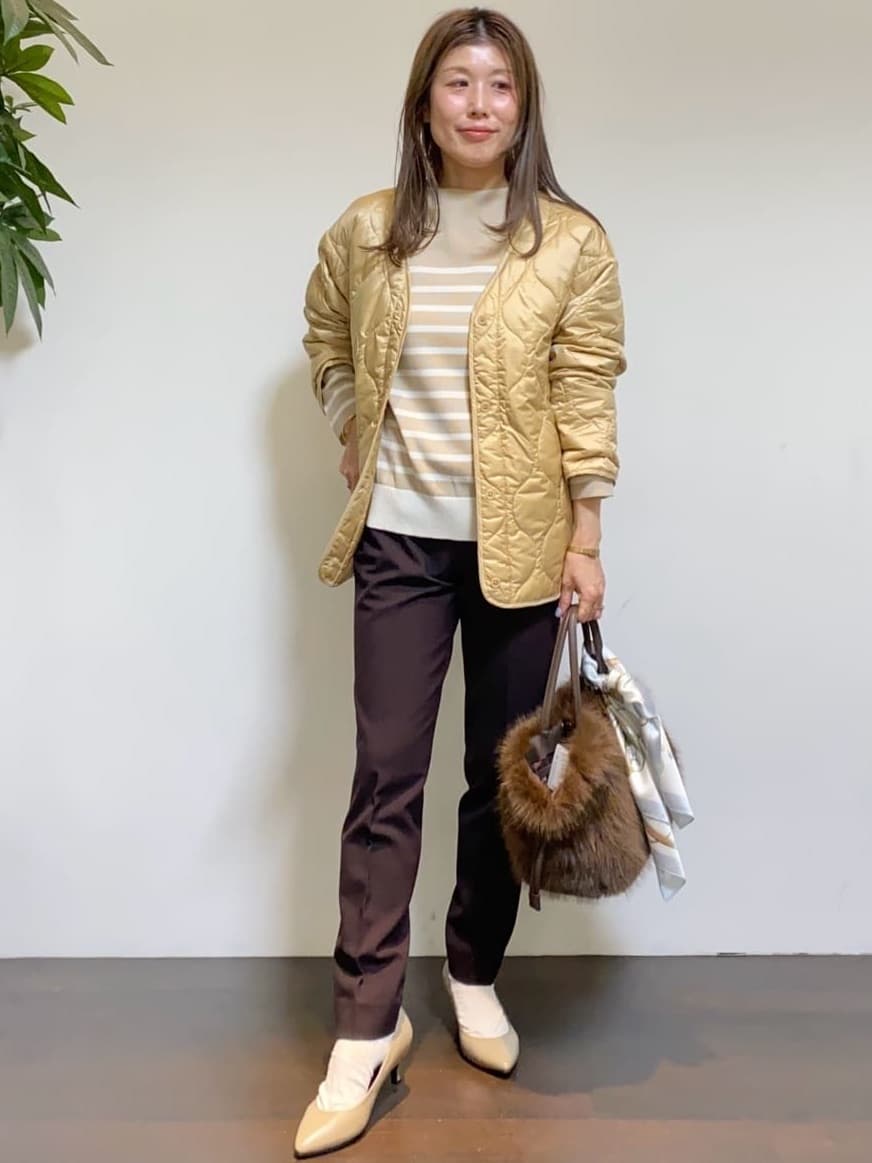tomoさんの「UNTITLED｜【洗える】モックネックミラノリブニット」を使ったコーディネート