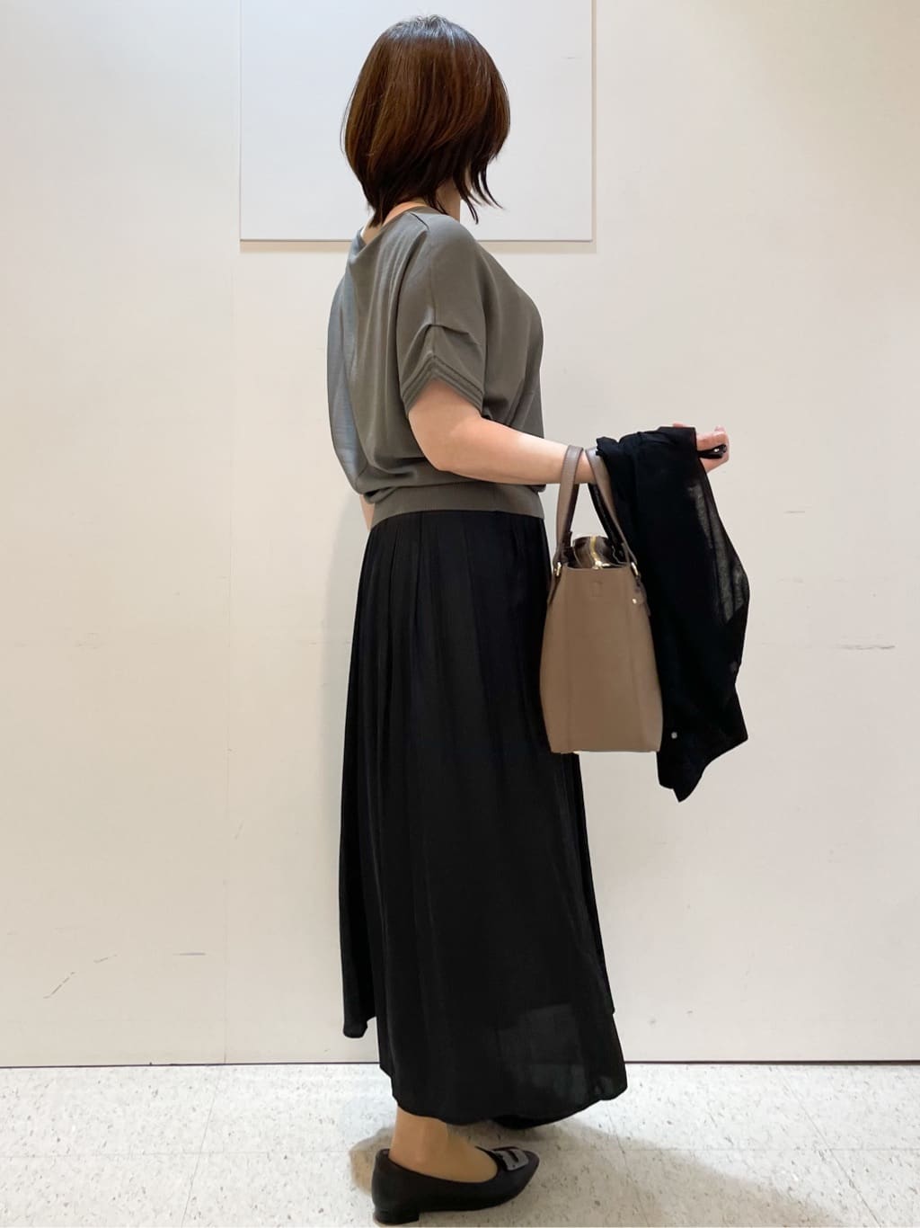 めいさんの「Reflect｜【ウエストゴム仕様／長く着られる◎】スカーチョパンツ」を使ったコーディネート