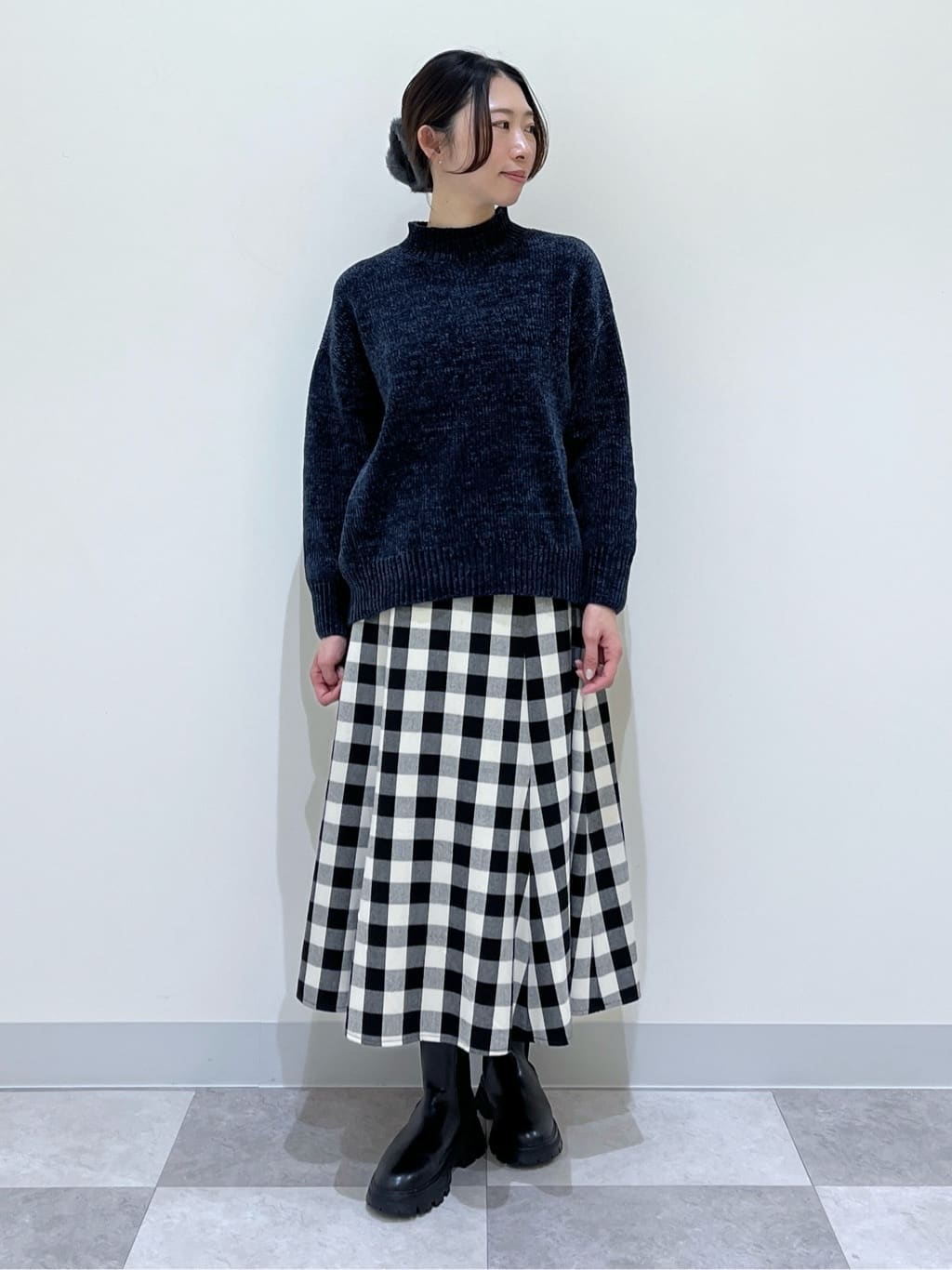 canaさんの「Dessin｜【撥水・2WAY】ミュラーダウンコートミドル丈」を使ったコーディネート