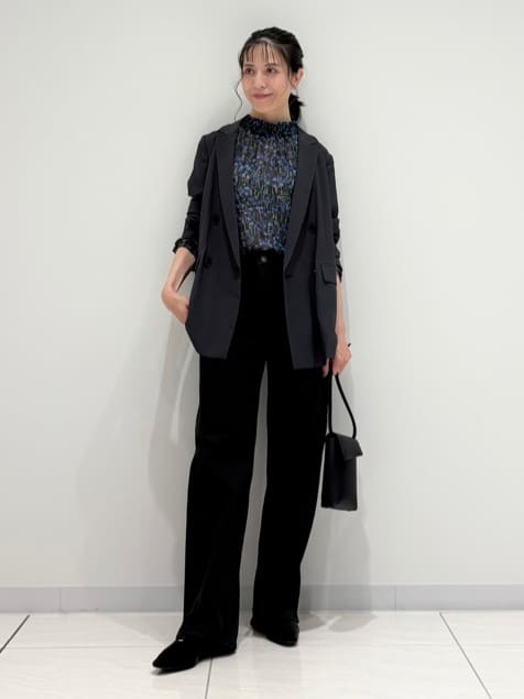 kayoさんの「INDIVI｜【軽く羽織れる！】ダブルジャケット」を使ったコーディネート