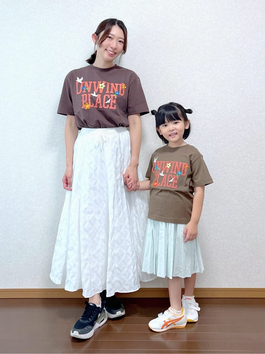 canaさんの「Dessin｜【リンクコーデ】オーガニックコットンTシャツ」を使ったコーディネート