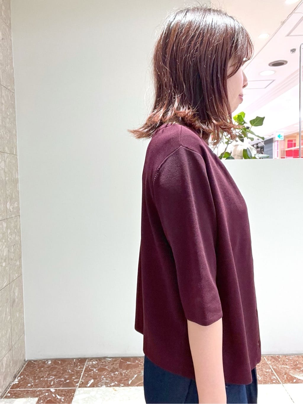 Makinoさんの「Dessin｜【UVカット/洗える】2WAY五分袖カーディガン」を使ったコーディネート