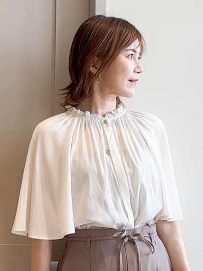 yamakoさんの「grove｜ロープベルトで差がつく 洗練リラックスパンツ」を使ったコーディネート