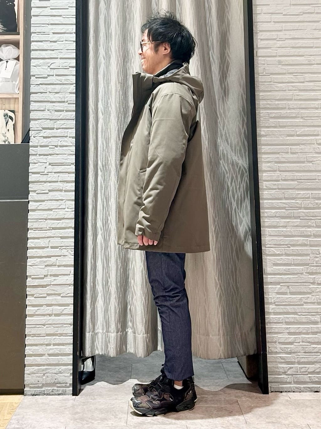 KENJI Iさんの「THE SHOP TK｜【3WAY】中綿ライナー付き カルゼコート　洗濯機OK/ON・OFF対応」を使ったコーディネート