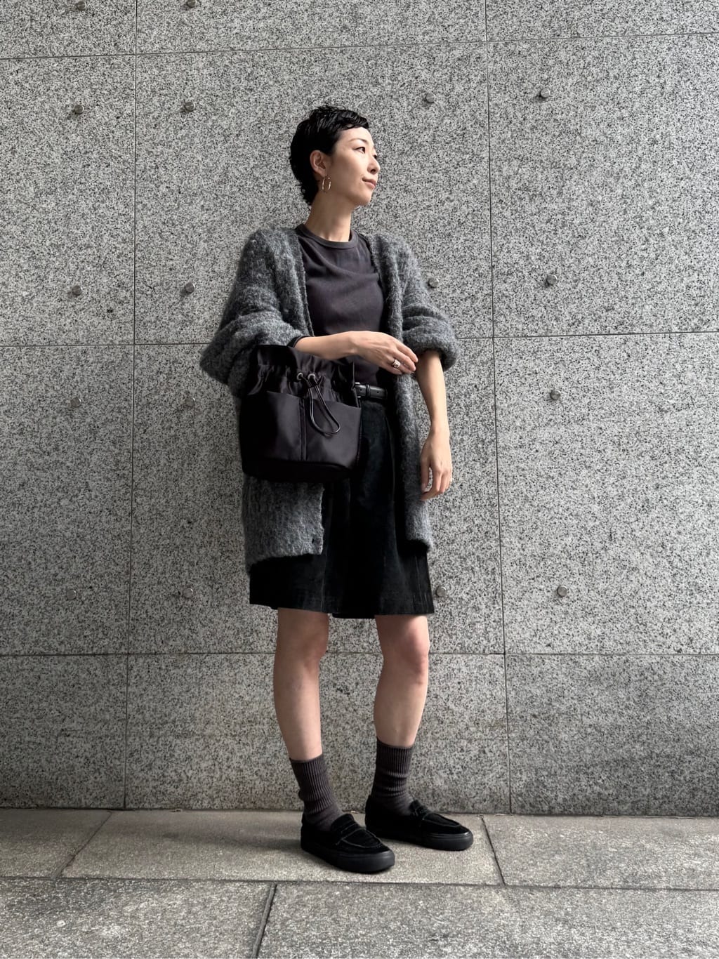 Kさんの「HIROKO HAYASHI｜LUINI SATINE（ルイーニ サティーネ）ショルダーバッグ」を使ったコーディネート