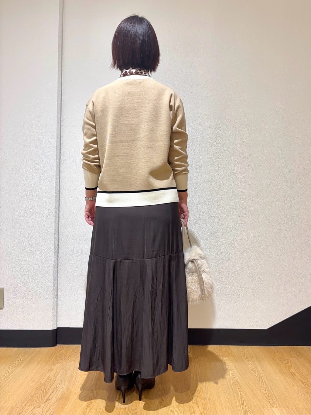 MIKIKOさんの「UNTITLED｜【アンサンブル可/洗える】ウールミラノリブニット」を使ったコーディネート