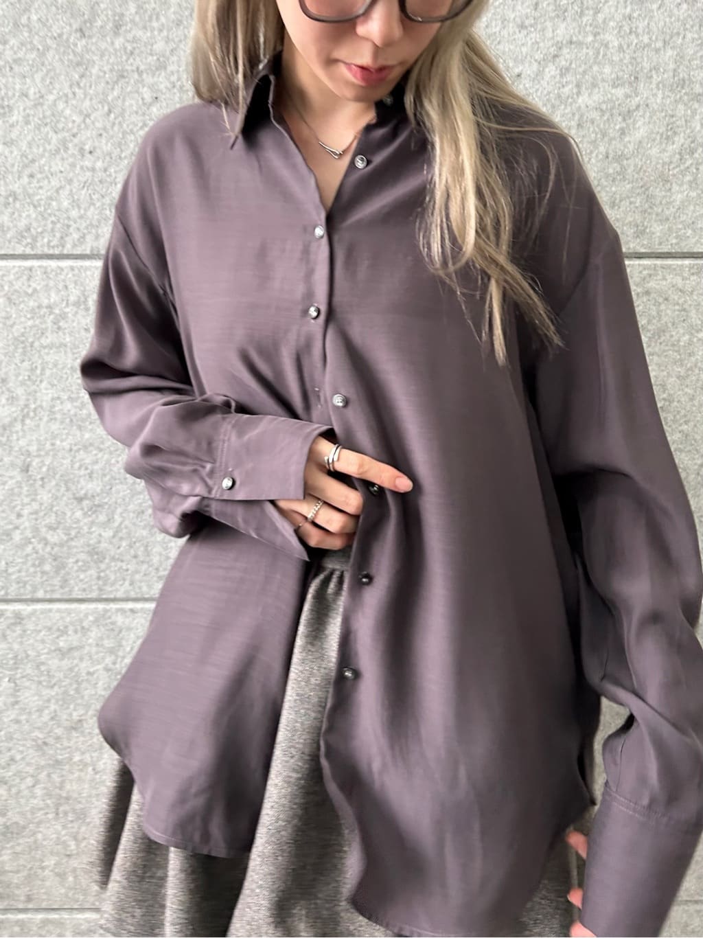 honoka Aさんの「CODE A｜oversize float shirts」を使ったコーディネート