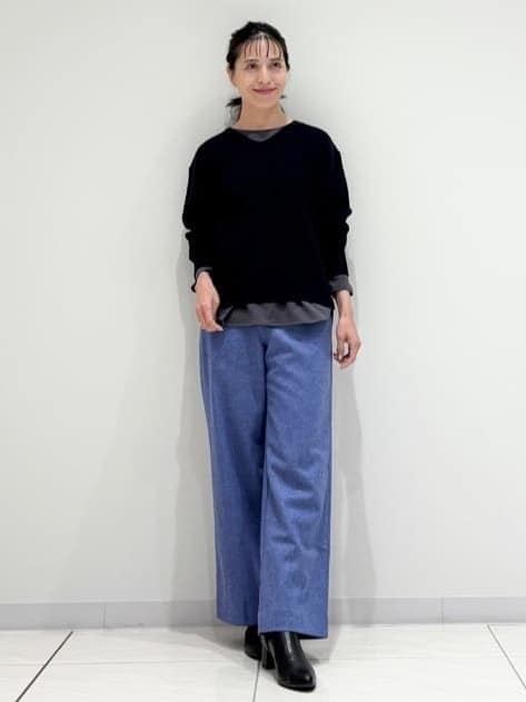 kayoさんの「INDIVI｜【UVケア】プリントフォトロングTシャツ」を使ったコーディネート