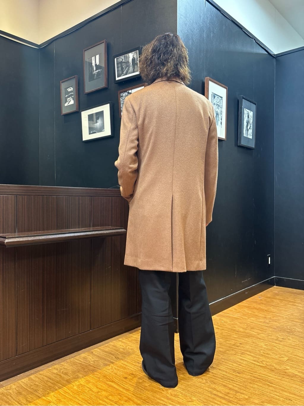 おーのさんの「TAKEO KIKUCHI｜カシミヤブレンド ビーバー調ステンカラーコート」を使ったコーディネート