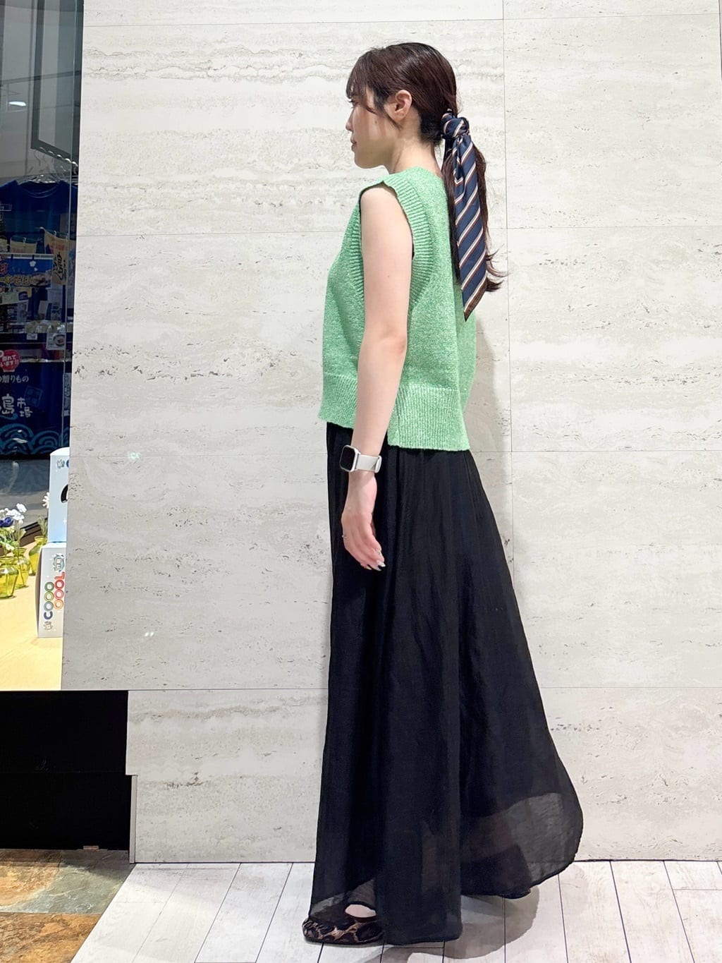 かほさんの「OPAQUE.CLIP｜《美人百花掲載》名品フラットバレエシューズ」を使ったコーディネート