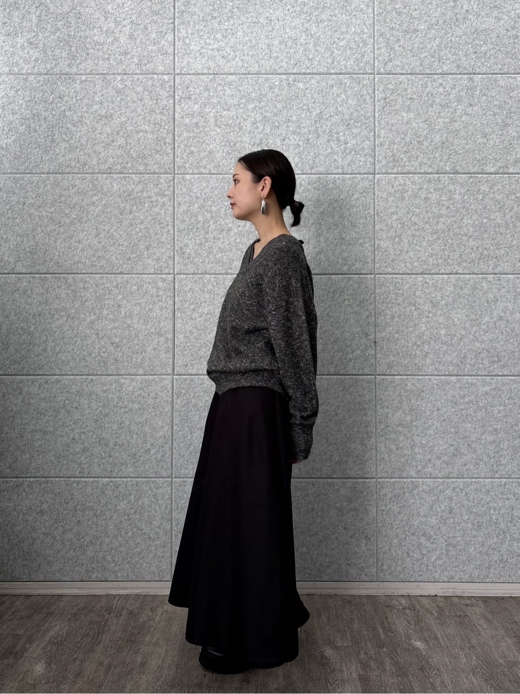 ayanoさんの「INDIVI｜センタージップフレアスカート」を使ったコーディネート