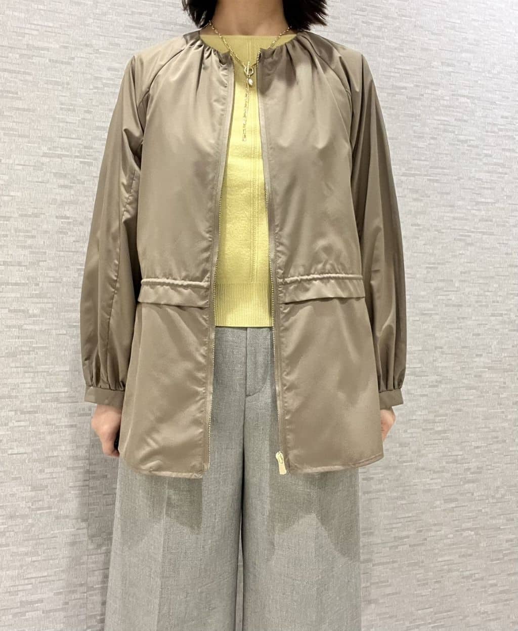 marikoさんの「Reflect｜【パンツにもスカートにも合わせやすい◎】ライティブルゾン」を使ったコーディネート