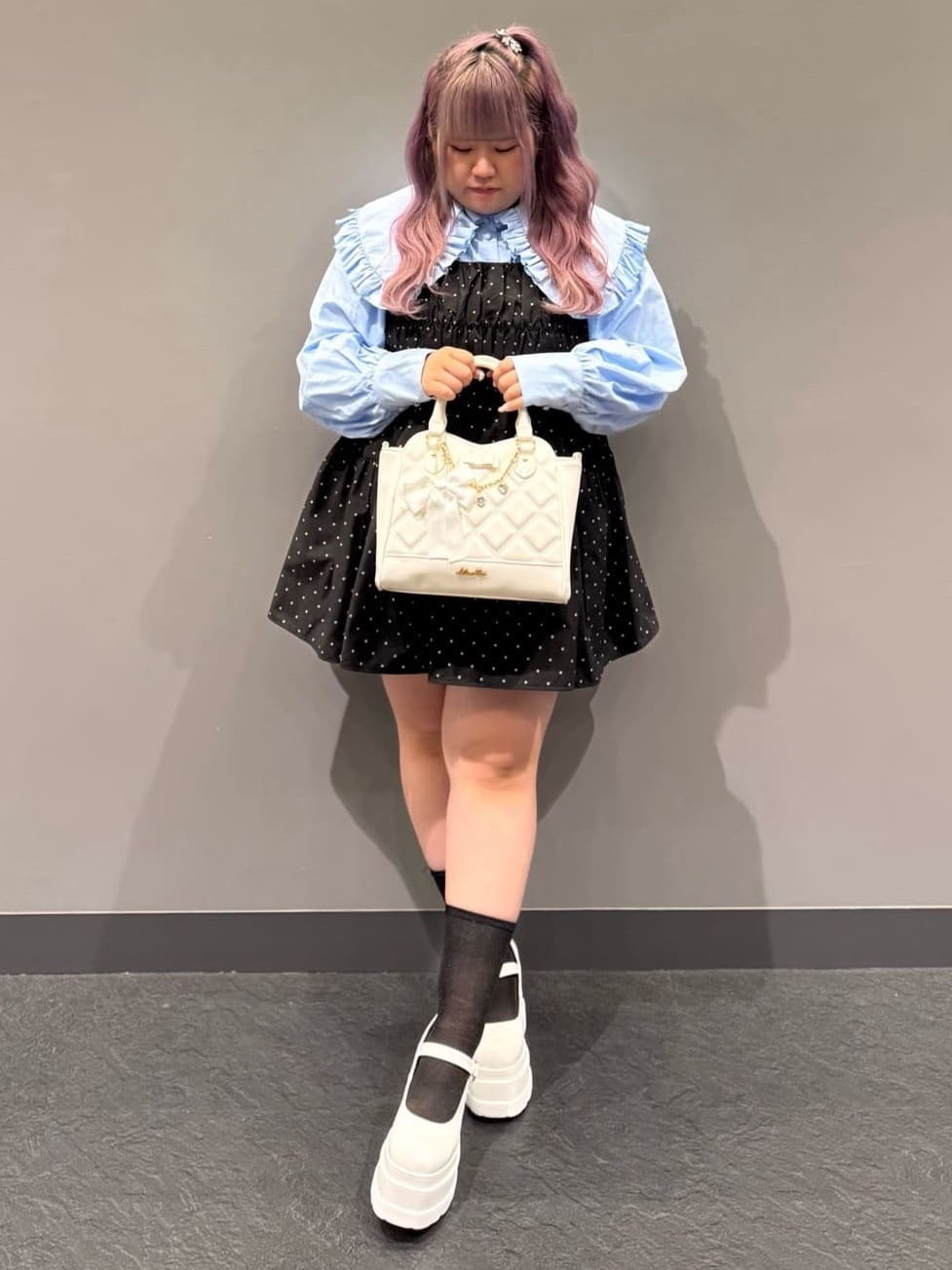 sayakaさんの「ESPERANZA｜Wキルトチャーム付2WAYボストン」を使ったコーディネート