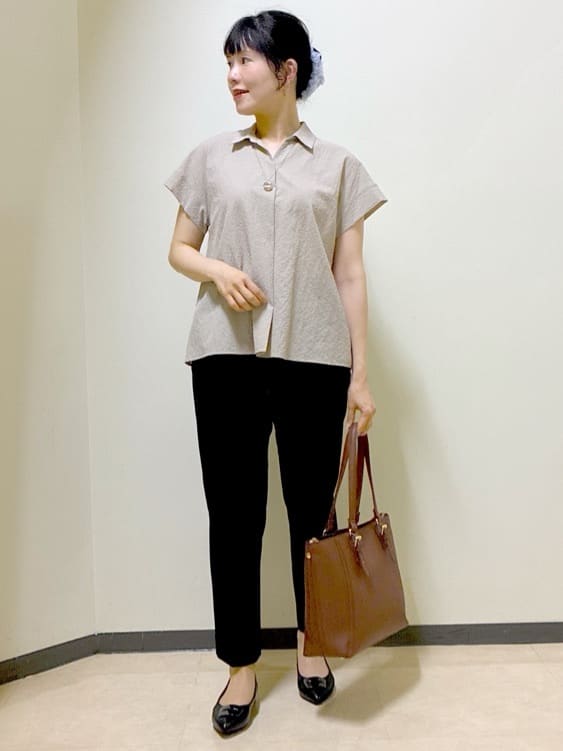  beni_gingerさんの「Reflect｜【私のパンツ／手洗い可】ベーシックテーパードパンツ」を使ったコーディネート