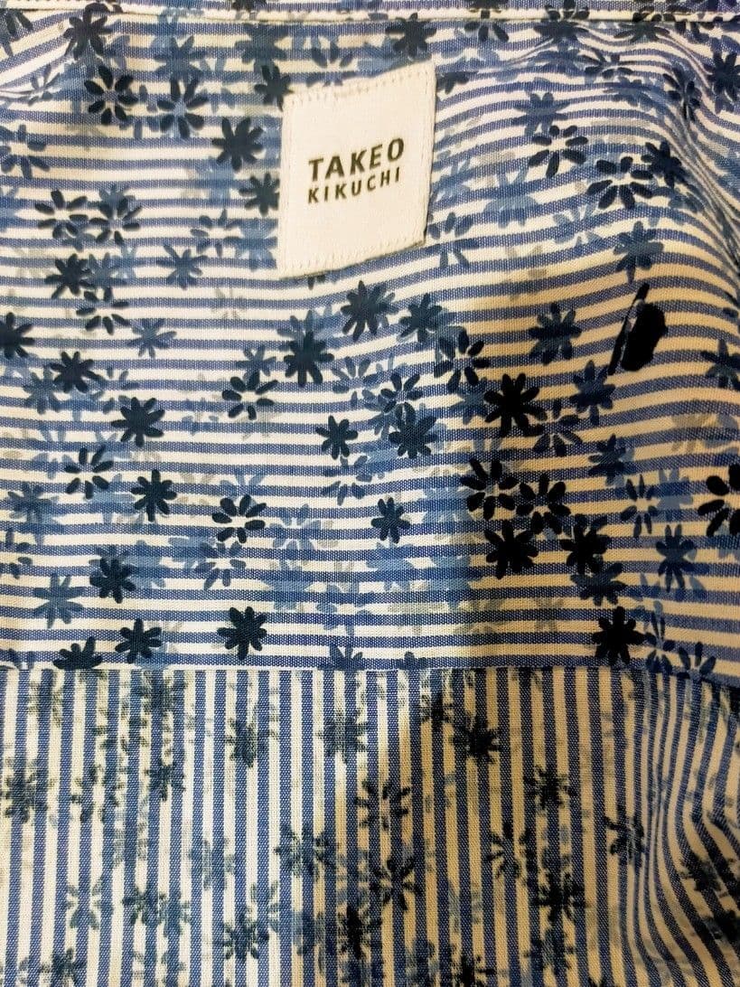nerさんの「TAKEO KIKUCHI｜ストライプ小花 長袖シャツ」を使ったコーディネート