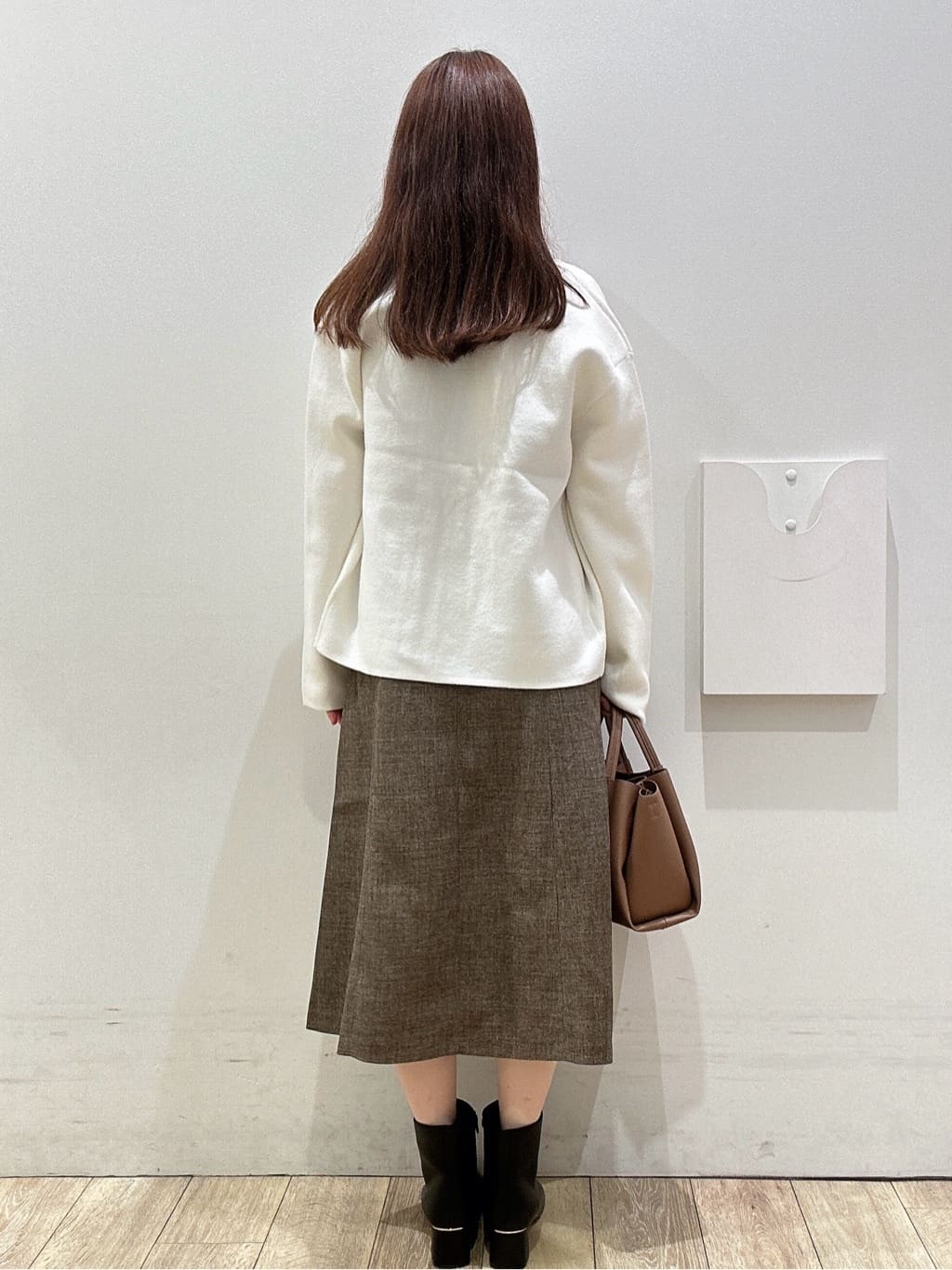 MOMOさんの「index｜アシンメトリーレイヤードボウタイブラウス【洗濯機OK／イージーアイロン／防シワ】《XS～3L》」を使ったコーディネート