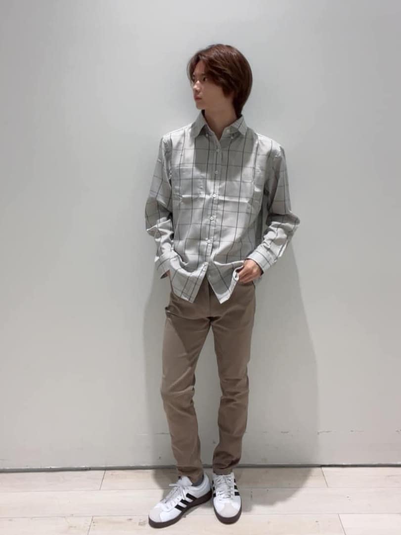 Neneさんの「THE SHOP TK｜ドレスクールシャツ　【イージーケア/通気性/速乾】」を使ったコーディネート