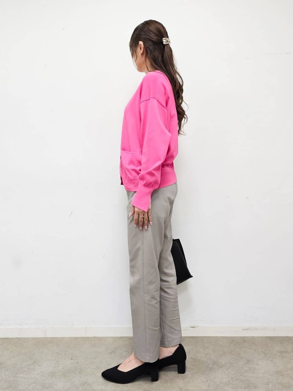 ゆゆさんの「SHOO･LA･RUE｜【洗える/S-LL/アンサンブル可】大人フェミニン さらっとタッチのニットカーディガン」を使ったコーディネート