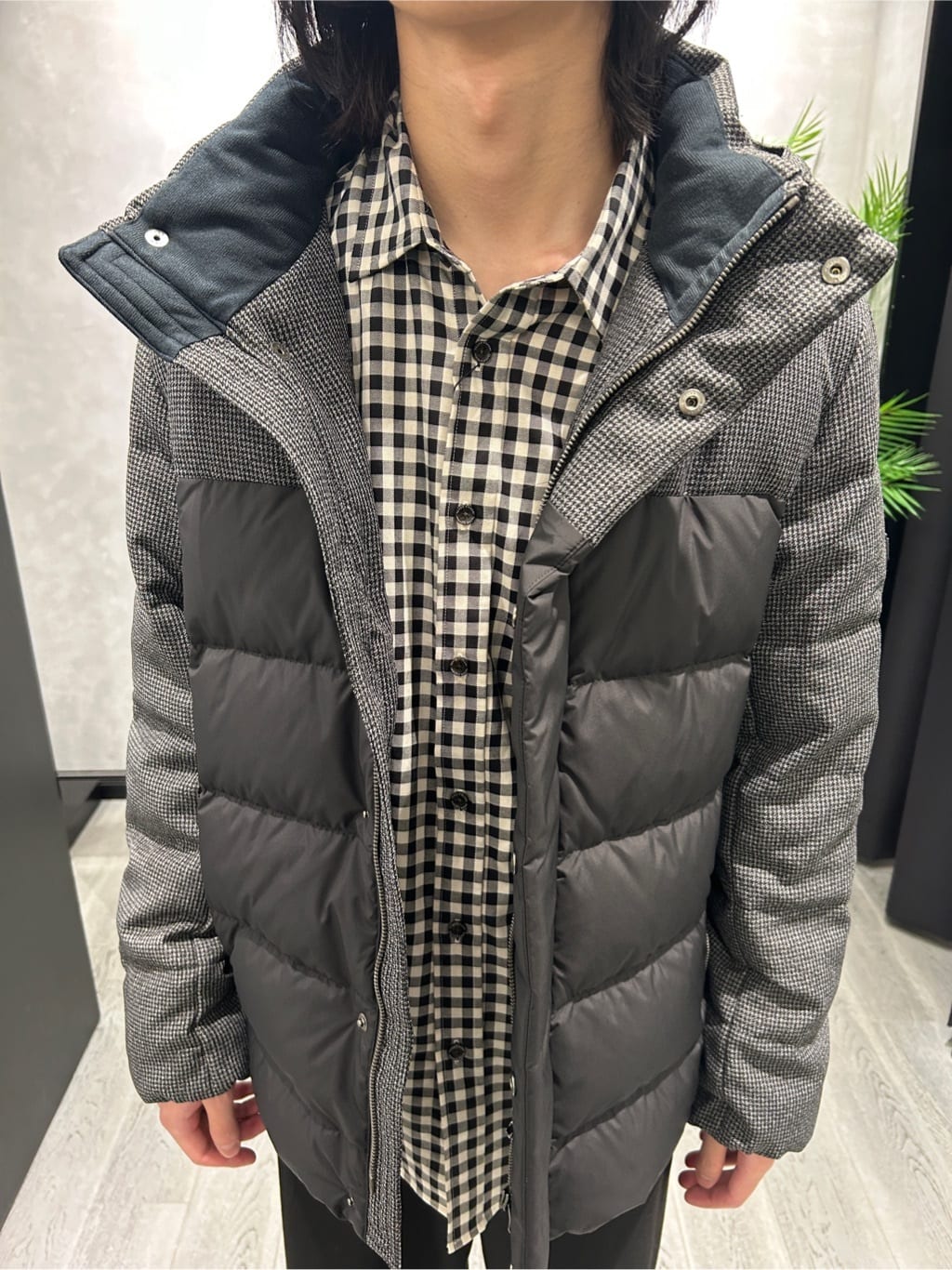ruiさんの「TAKEO KIKUCHI｜カラーコンビ ダウンブルゾン」を使ったコーディネート