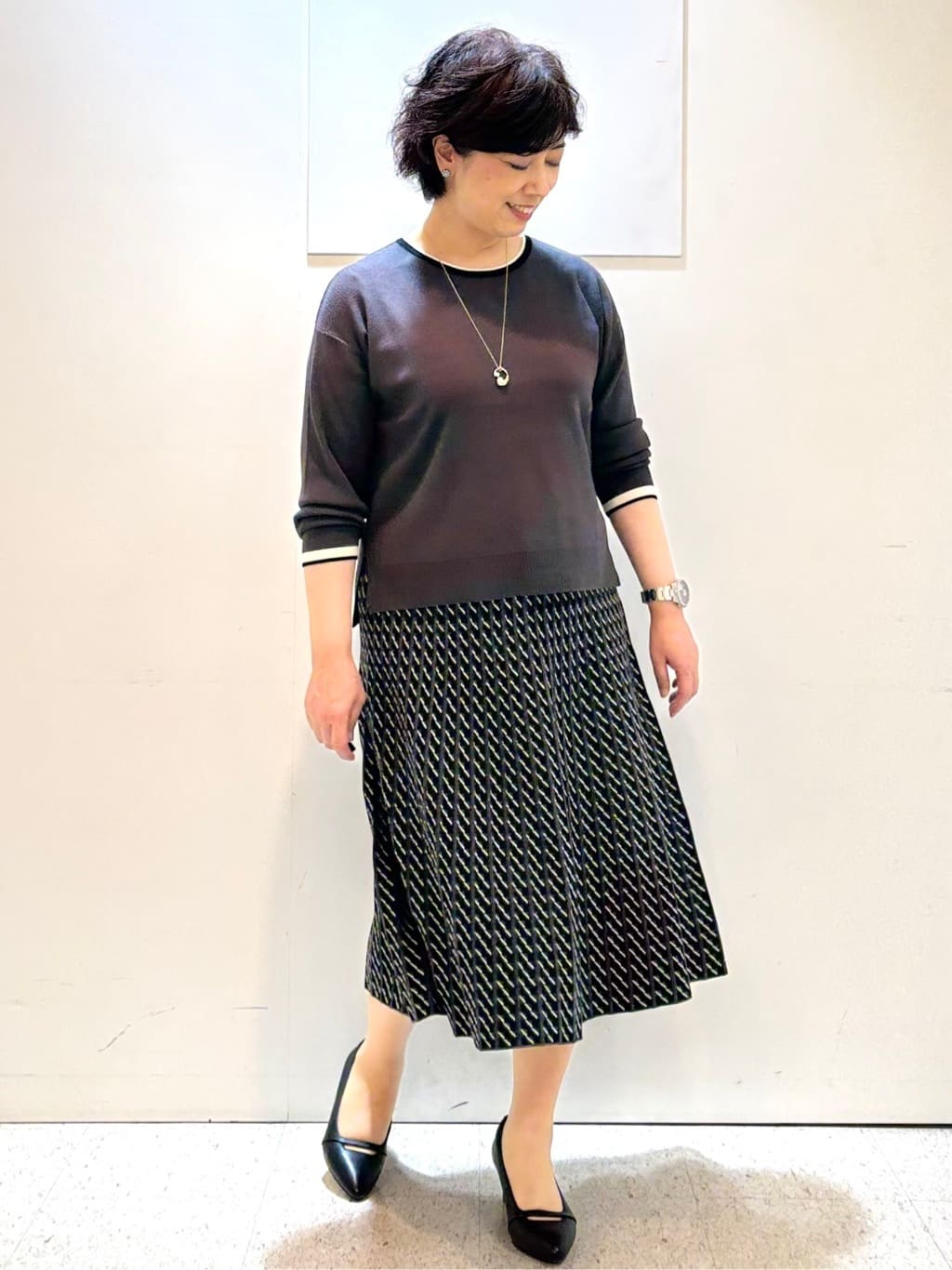 ヤスコさんの「Reflect｜【SS-4Lサイズ】匠ジャケット／ベーシックテーラード／WEB先行カラーあり」を使ったコーディネート