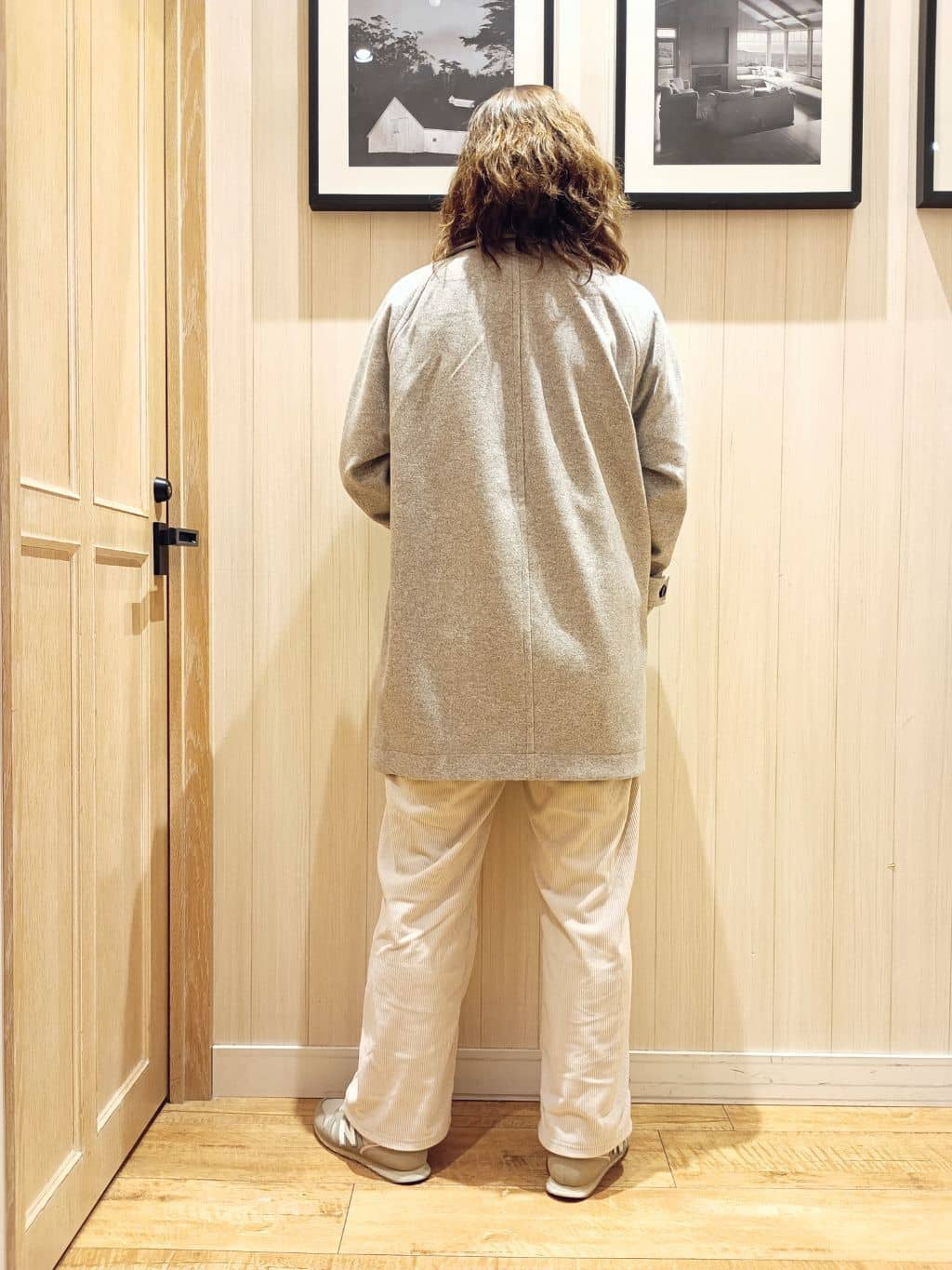 S☆mama さんの「SHOO･LA･RUE｜【S-LL/洗濯機可/裏起毛】あったかコーデュロイ ワイドパンツ」を使ったコーディネート