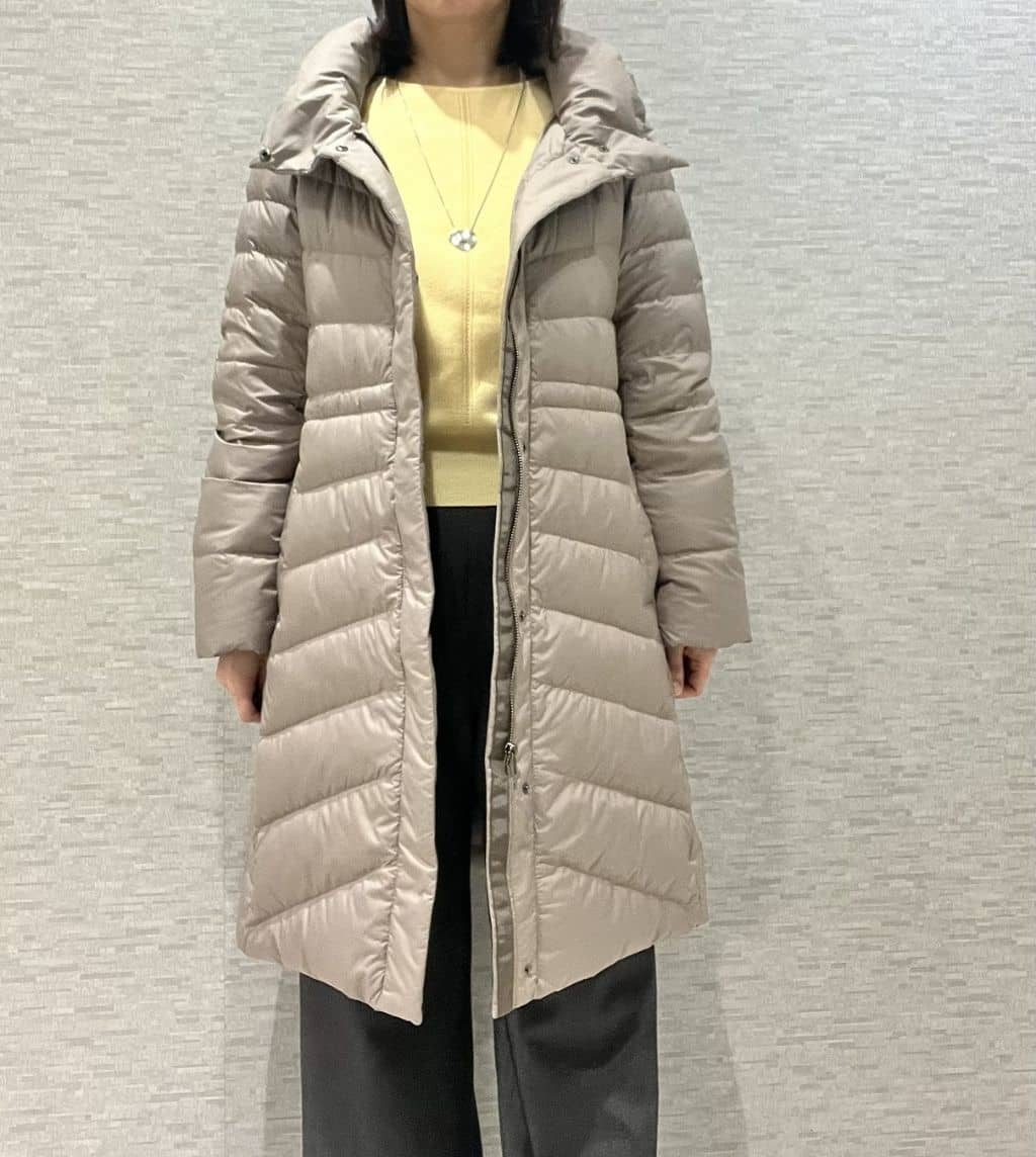 marikoさんの「Reflect｜【SS-4Lサイズ／ウエスト調整可】フーデッドロングダウンコート」を使ったコーディネート