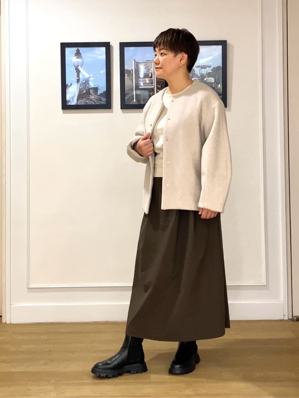 Hiroさんの「Dessin｜【1枚着/2WAY】ドッキングワンピース」を使ったコーディネート