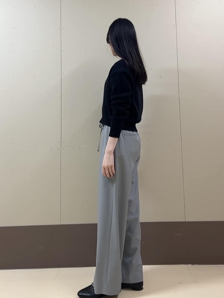 sechiさんの「UNTITLED｜【ゆったりサイズ／着丈短め】ジップニットカーディガン」を使ったコーディネート