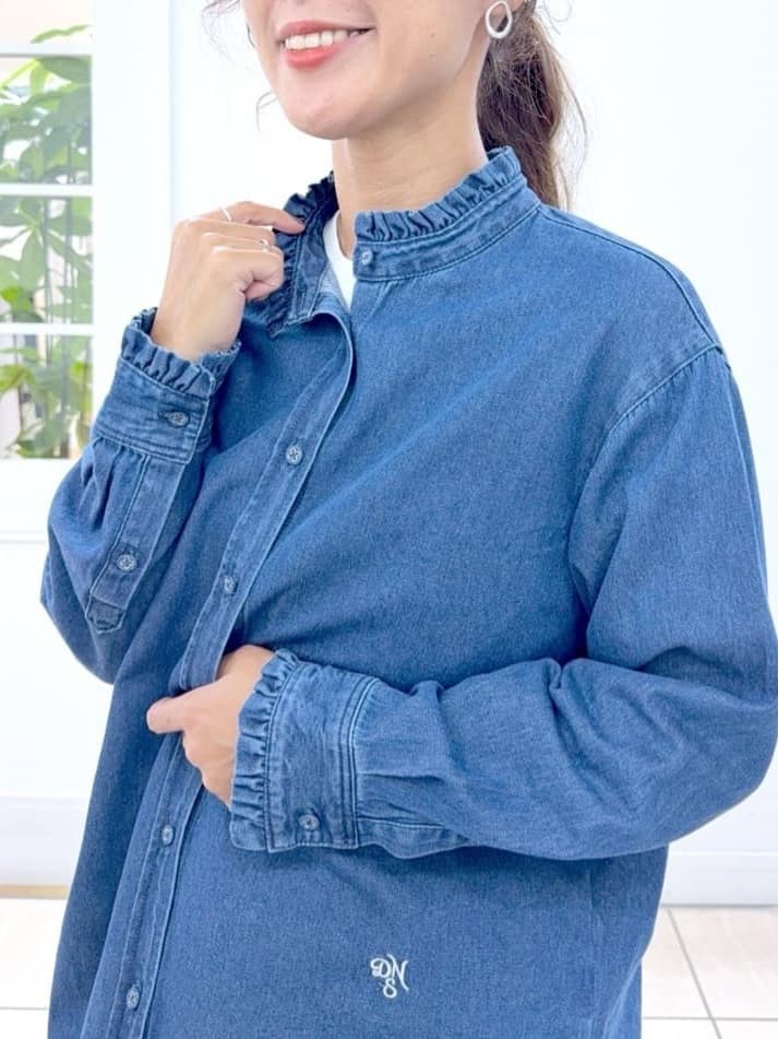 Osawaさんの「Dessin｜【洗える】箔プリントロングTシャツ」を使ったコーディネート