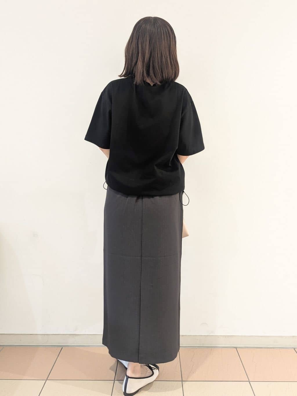 Miさんの「OPAQUE.CLIP｜裾ドロストTシャツ【洗濯機洗い可】」を使ったコーディネート