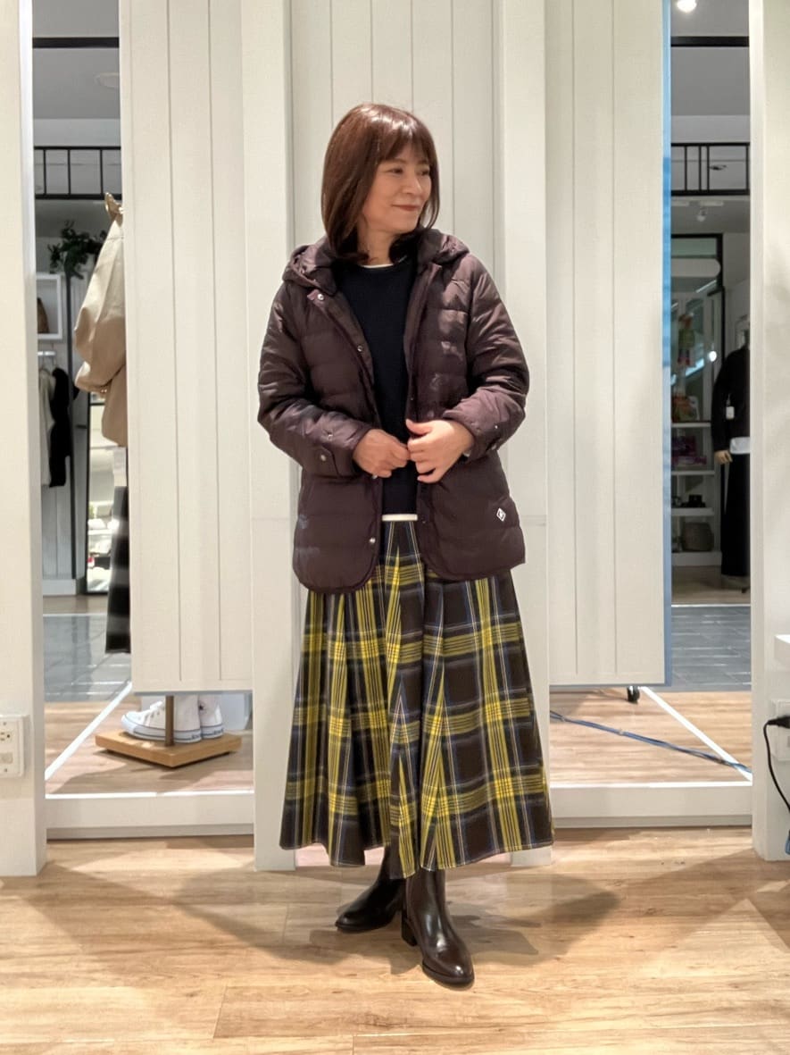 Fujitaさんの「Dessin｜【撥水・2WAY】ミュラーダウンコートミドル丈」を使ったコーディネート