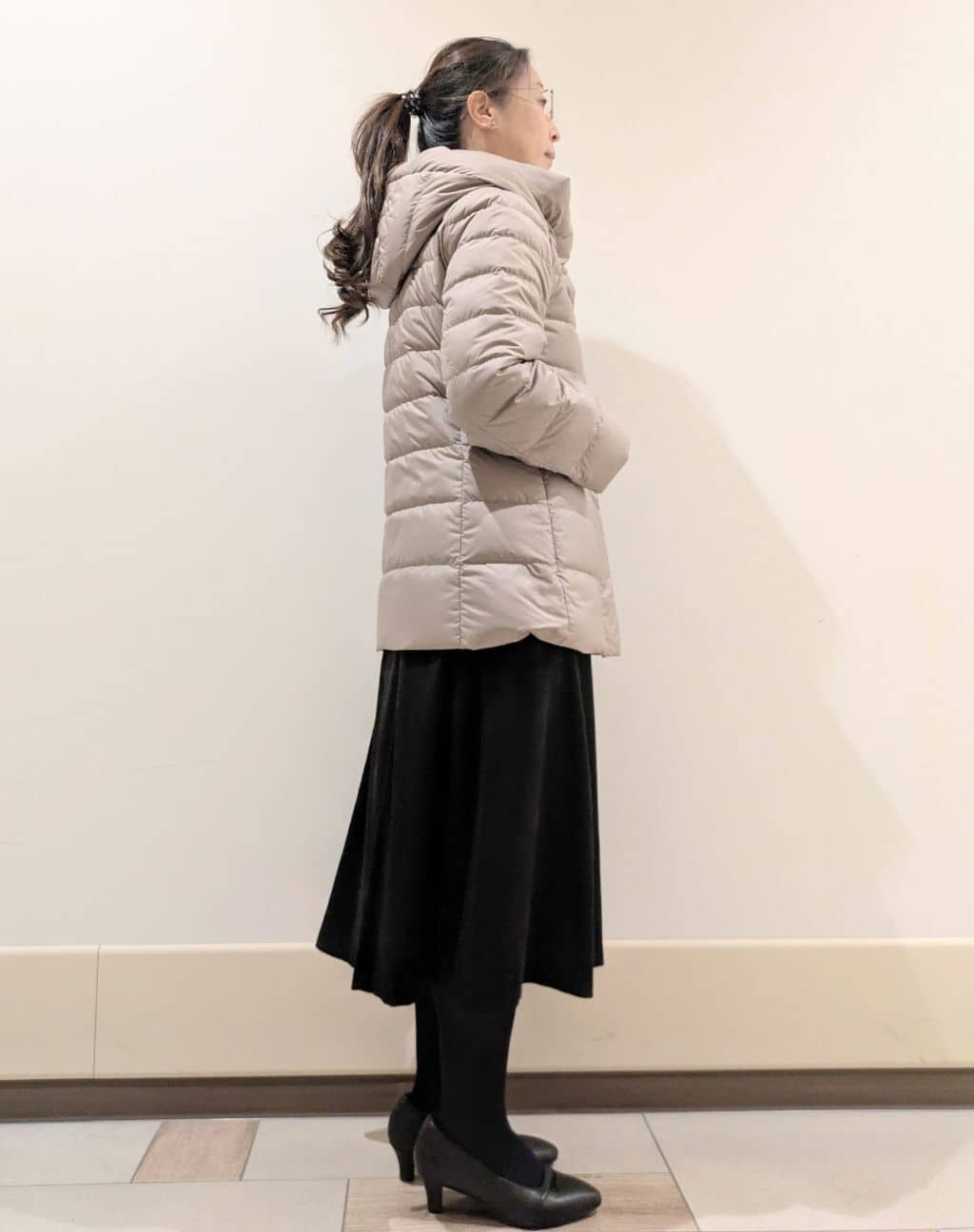 imamiさんの「Reflect｜【SS-4Lサイズ】フーデッドミドルダウンコート」を使ったコーディネート