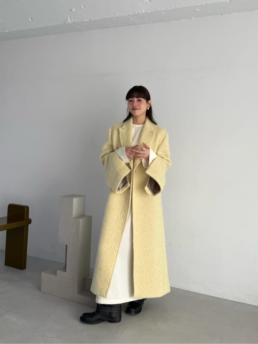 miyu maesakaさんの「CODE A｜M long coat」を使ったコーディネート