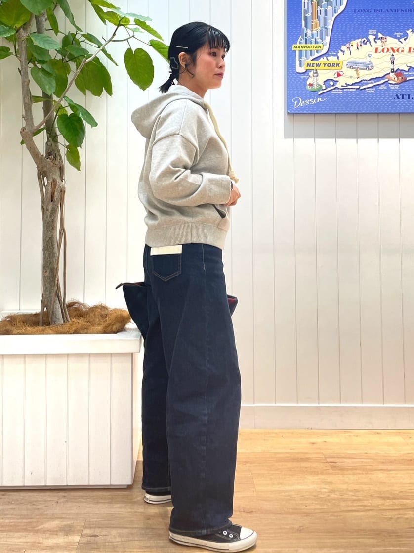 mikaさんの「Dessin｜チェック柄ボートトートバッグ」を使ったコーディネート