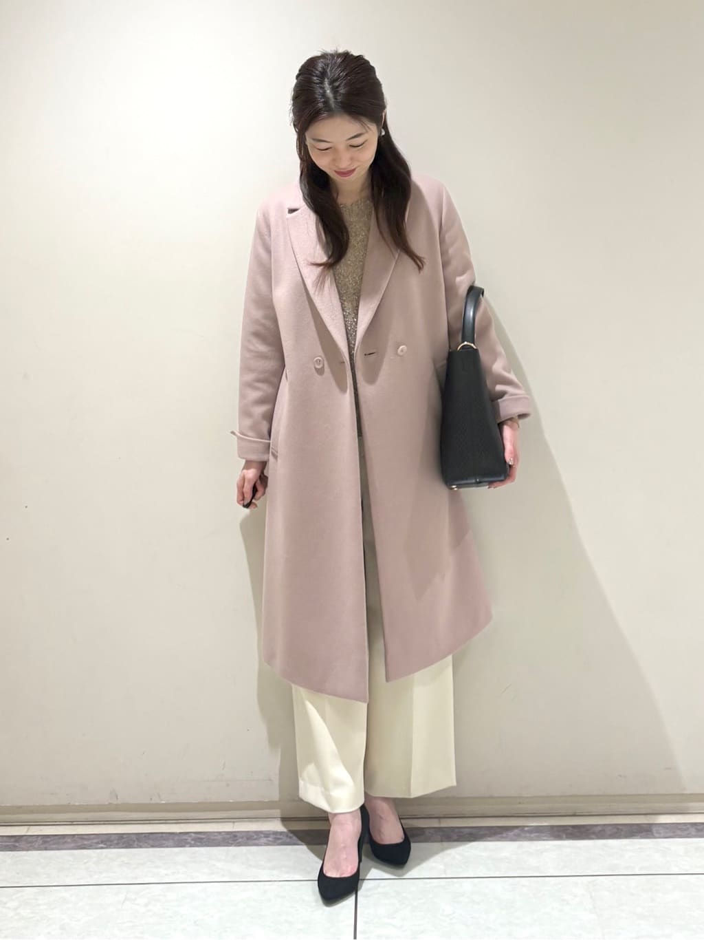 sakiさんの「COUP DE CHANCE｜【日本製】チェスター風コート」を使ったコーディネート