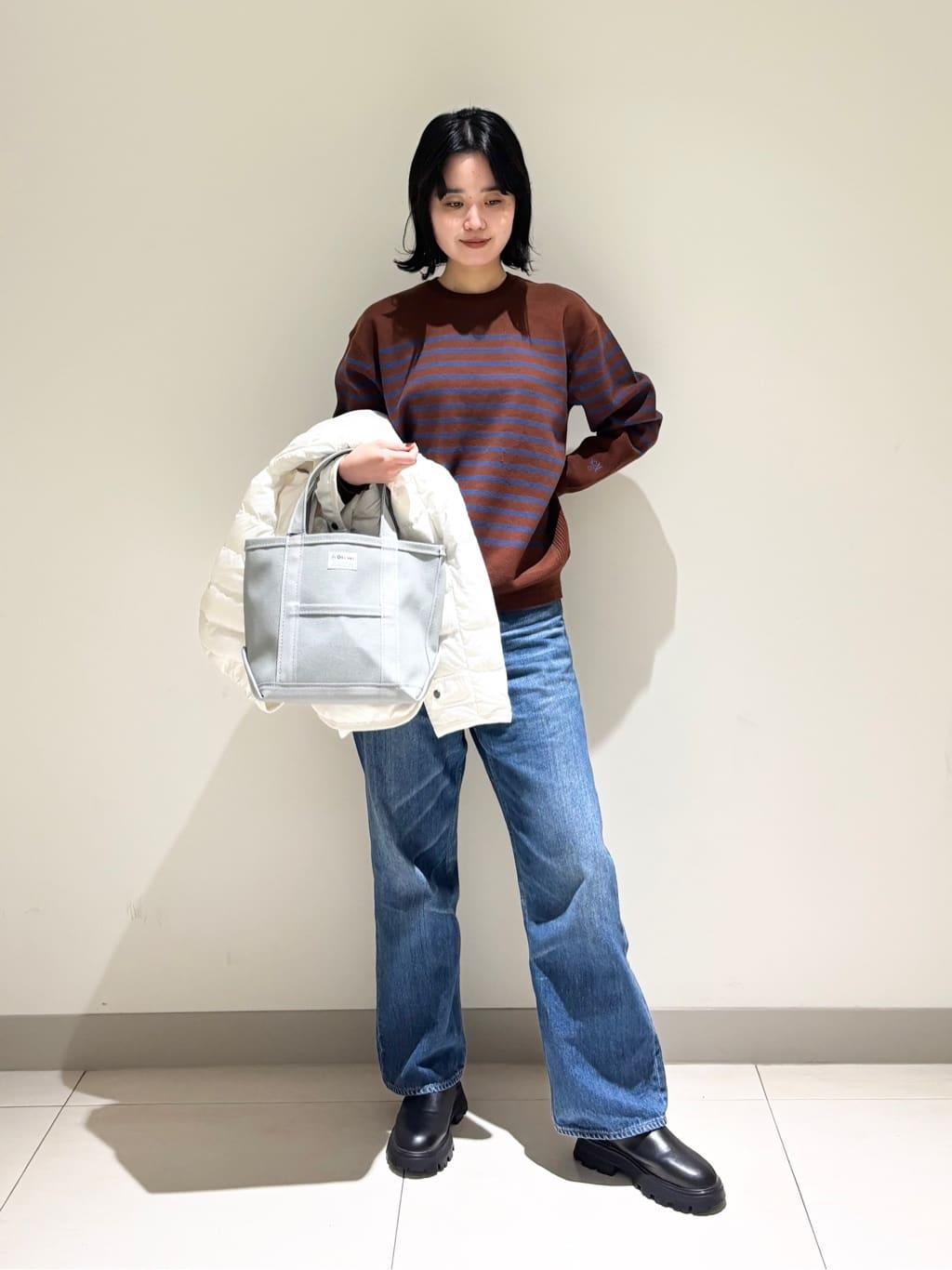 mayuさんの「Dessin｜ボリュームソールサイドゴアブーツ」を使ったコーディネート