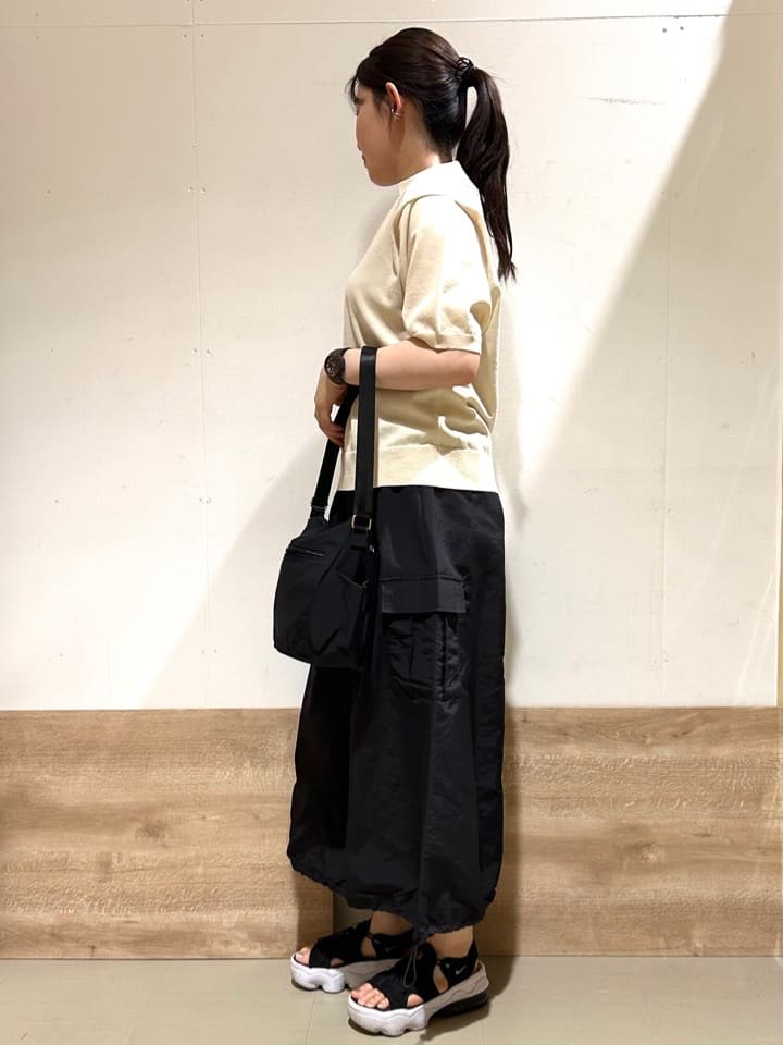 花さんの「SHOO･LA･RUE｜【S-LL/洗える】大人の抜け感 スキッパーニット」を使ったコーディネート