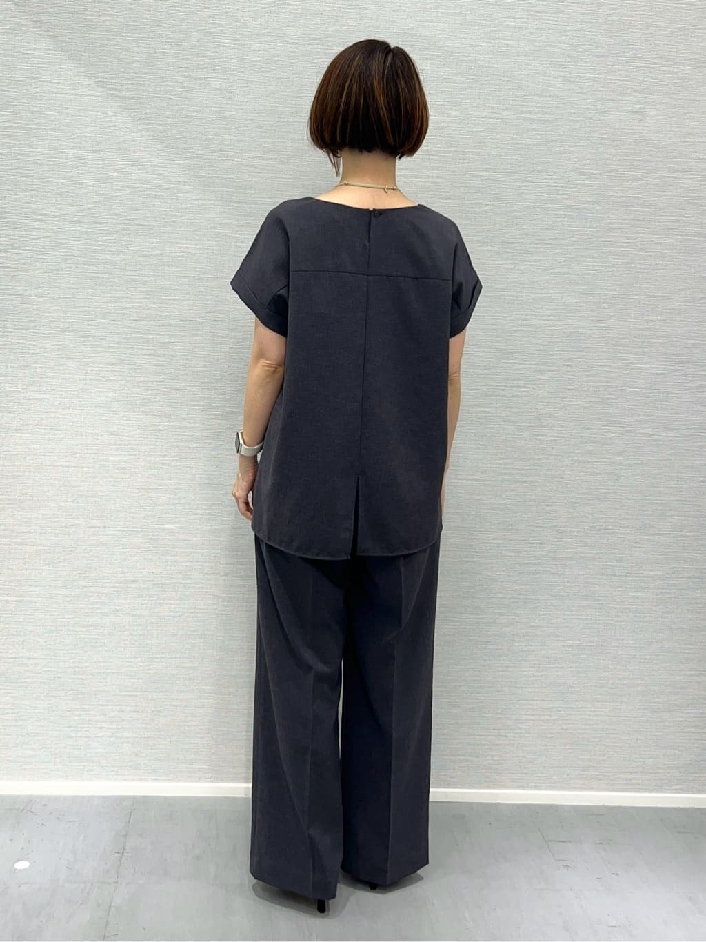 Shinakoさんの「UNTITLED｜【吸水速乾/洗える】ハーフスリーブジャケット」を使ったコーディネート