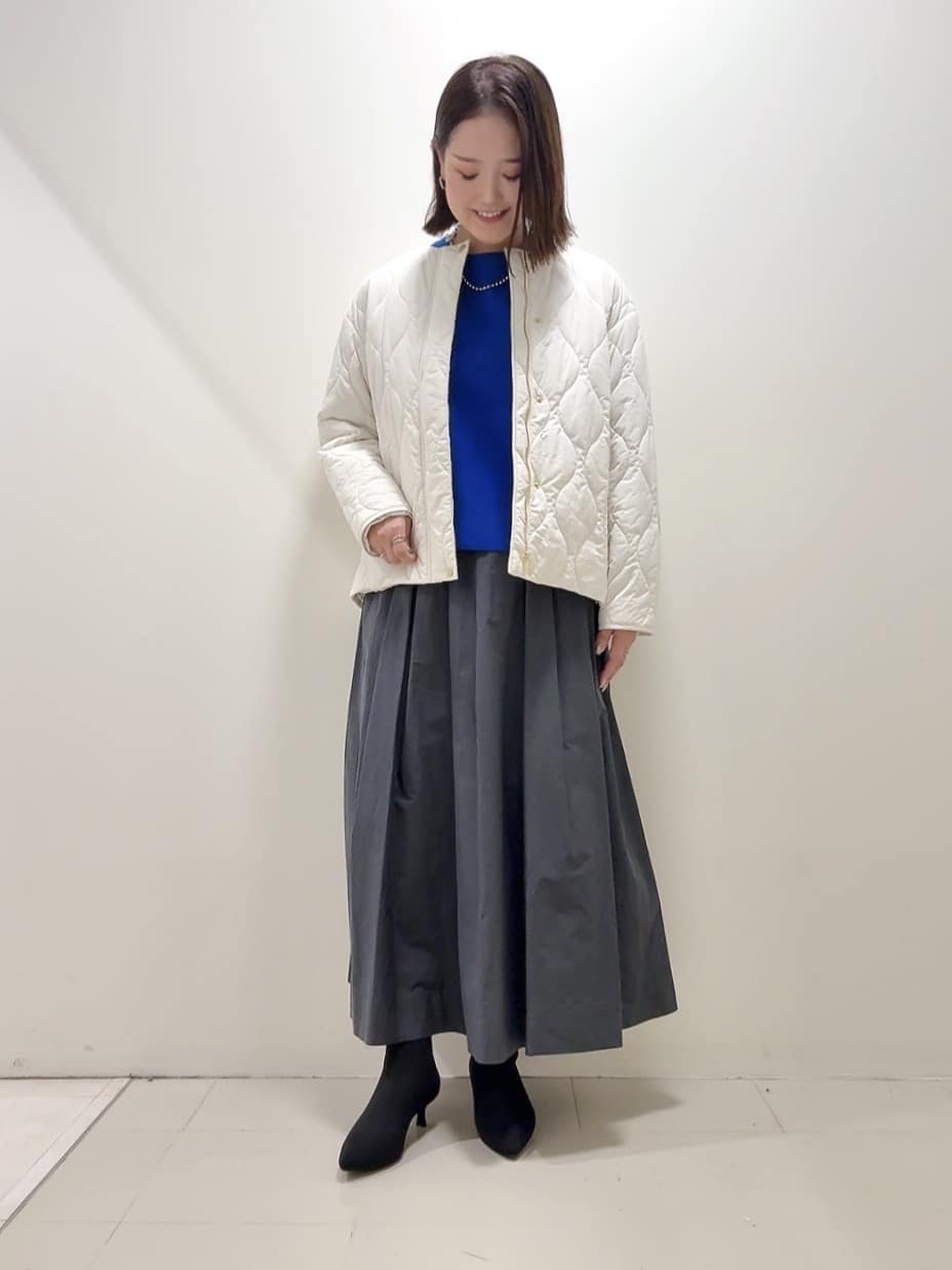 YUIさんの「UNTITLED｜【アンサンブル可/洗える】ウールミラノリブニット」を使ったコーディネート