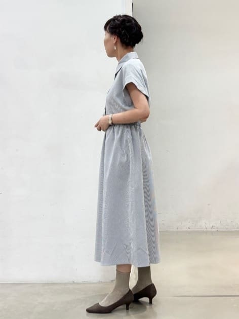 fujiさんの「THE SHOP TK｜サッカーワンピース【洗濯機OK/UVカット】」を使ったコーディネート