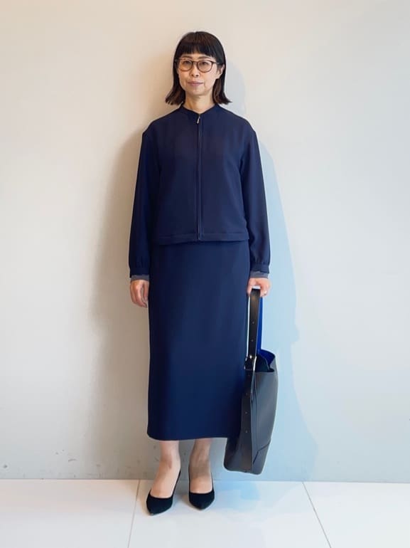 murayamaさんの「INDIVI｜ストレッチシアーロングTシャツ」を使ったコーディネート