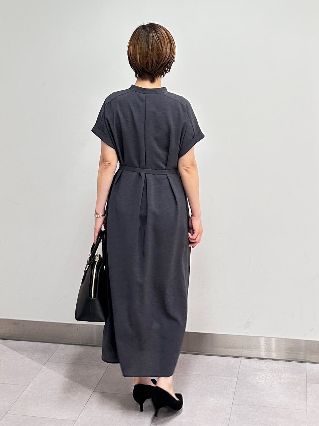 みなこさんの「UNTITLED｜【UV/はっ水】リラククールワンピース」を使ったコーディネート