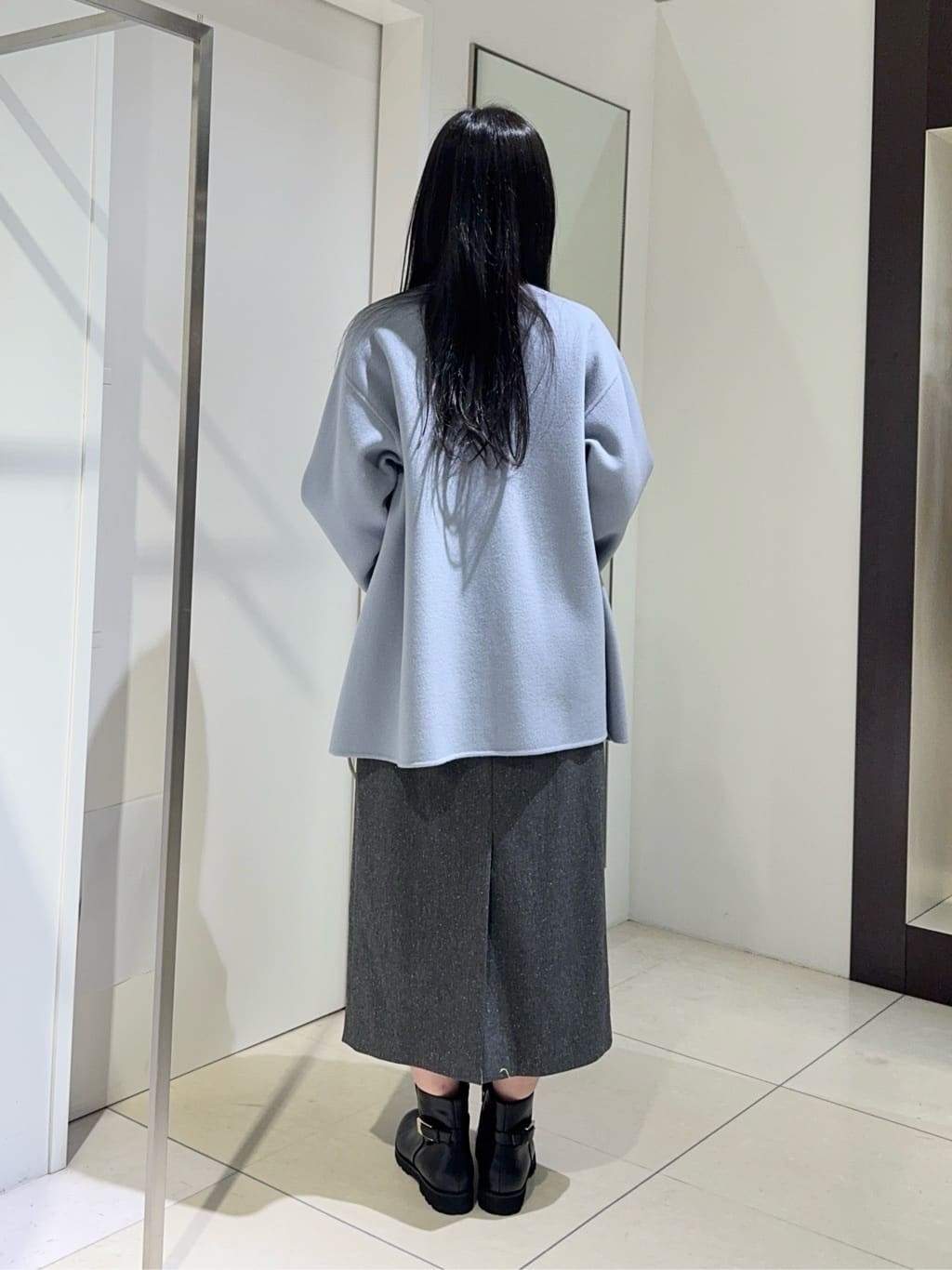 kaoruさんの「UNTITLED｜【ミディ丈/軽やか】セミラグランリバー コート」を使ったコーディネート