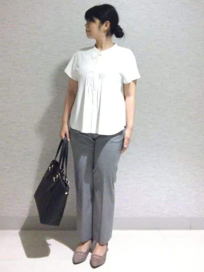 sakoさんの「Reflect｜【洗える／セットアップ可】ノーカラージャケット」を使ったコーディネート