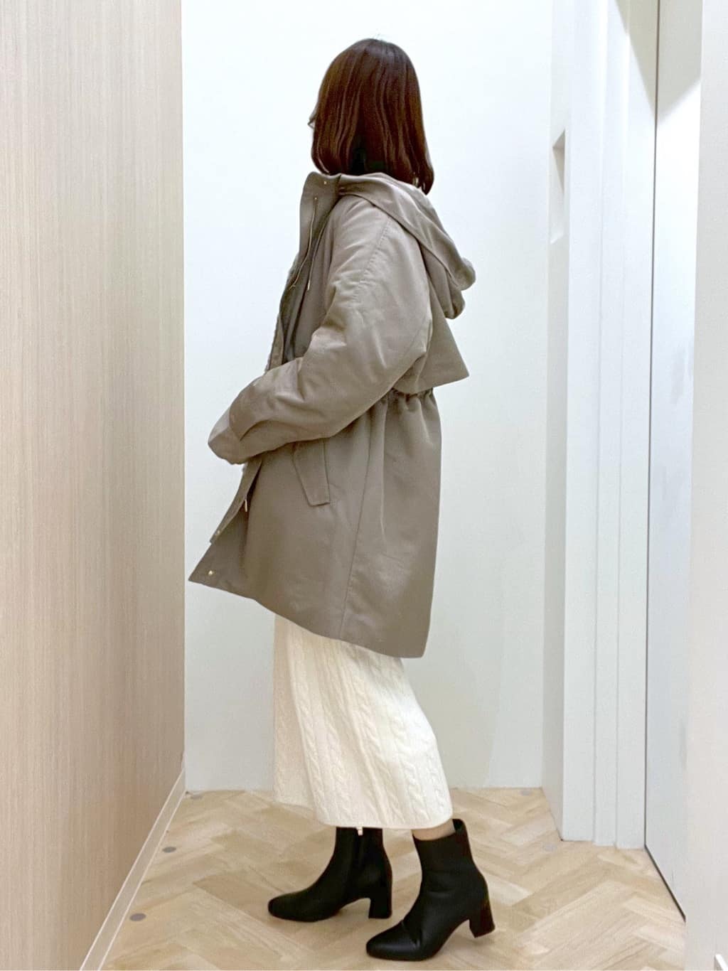  おまつさんの「grove｜最終お値下げ！！【名品アウター/3WAY・はっ水】ボアライナー付きモッズコート」を使ったコーディネート