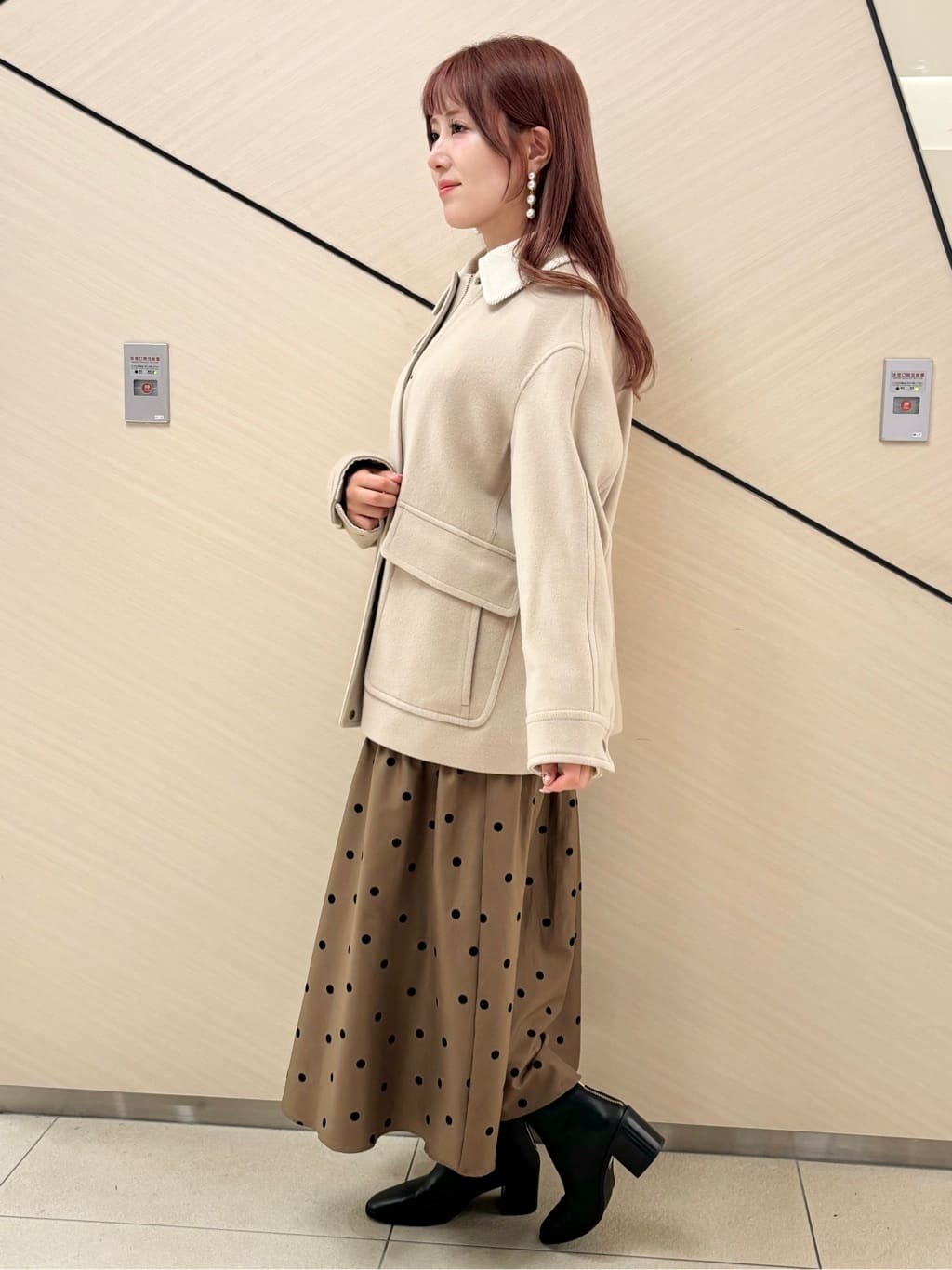 Rinaさんの「DRESSTERIOR｜ウールハンティングブルゾン」を使ったコーディネート