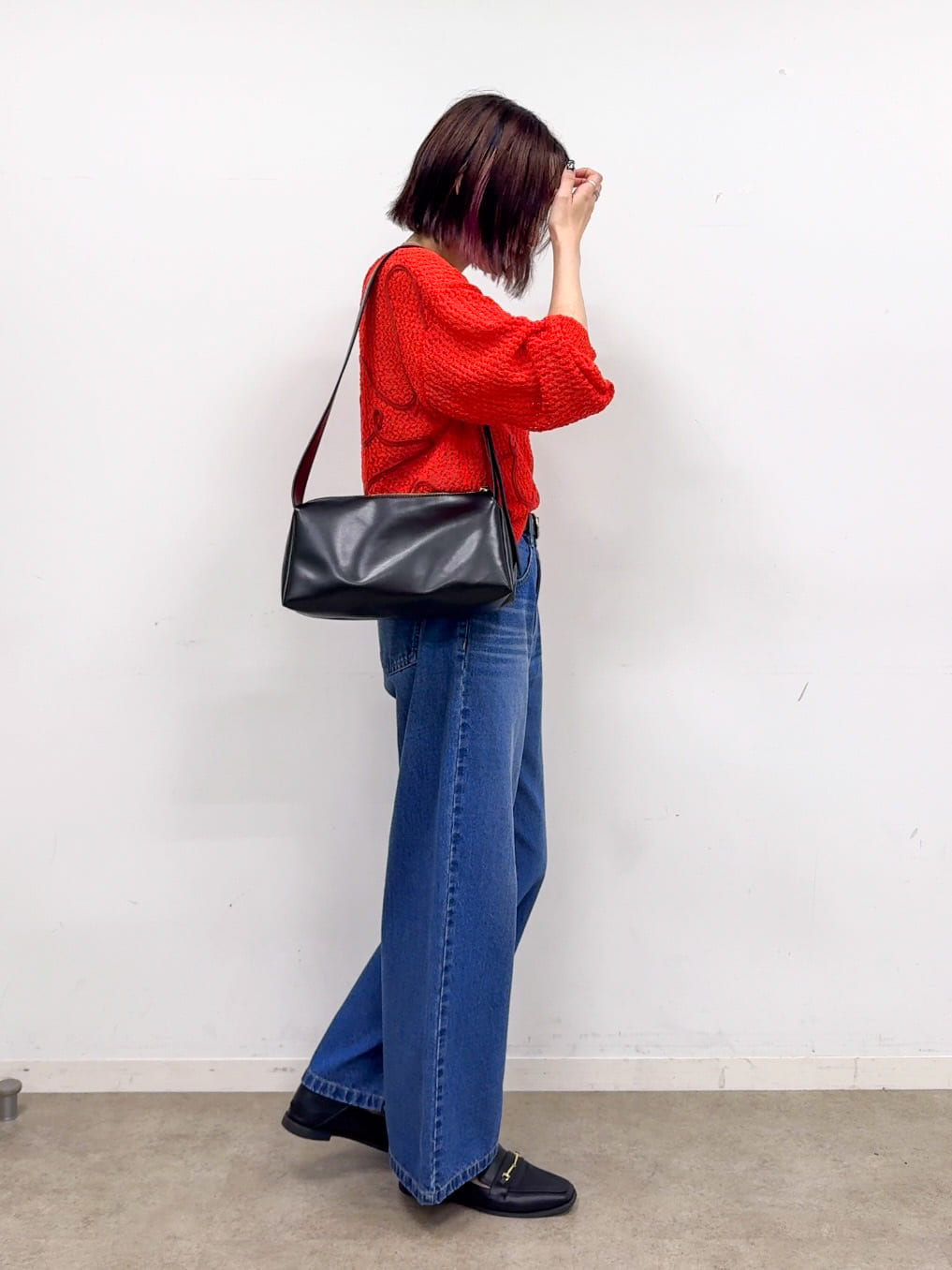 𝐜𝐡𝐢𝐤𝐚さんの「SHOO･LA･RUE｜コード刺繍アソートメッシュカーディガン」を使ったコーディネート
