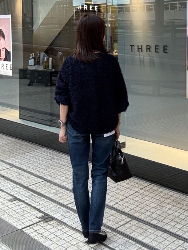 makiさんの「UNTITLED｜【Healthy DENIM&times;UNTITLED】別注 R Mrytle（リマートル）テーパードデニム」を使ったコーディネート