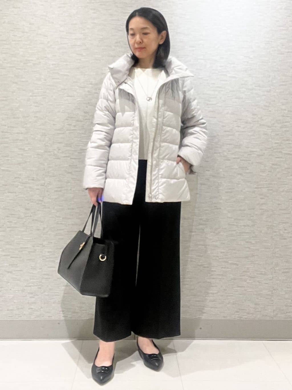 marikoさんの「Reflect｜【SS-4Lサイズ】フーデッドミドルダウンコート」を使ったコーディネート